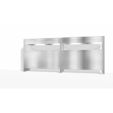 Aluminium-Sideboard-95 cm-41 cm-Blank